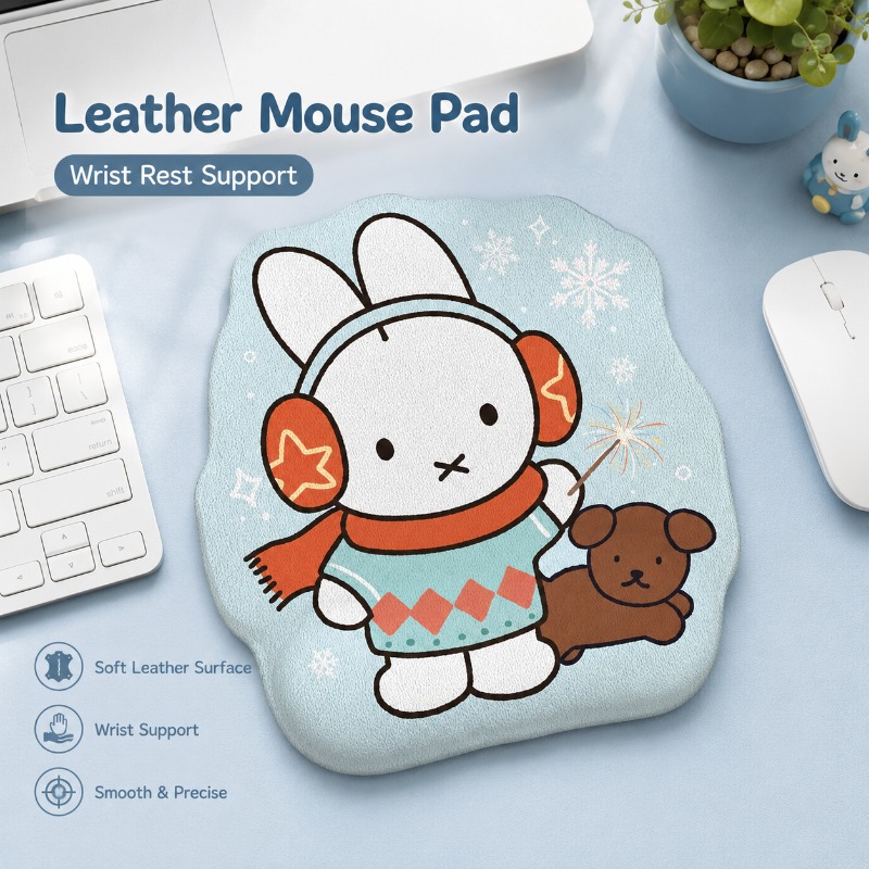 Desk Setup Computer - Podkładka pod mysz Anime Miffy z