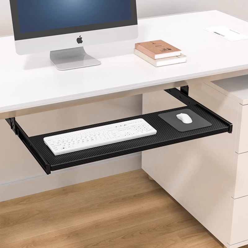 Desk Setup Computer - Wysuwana szuflada na klawiaturę pod biurko
