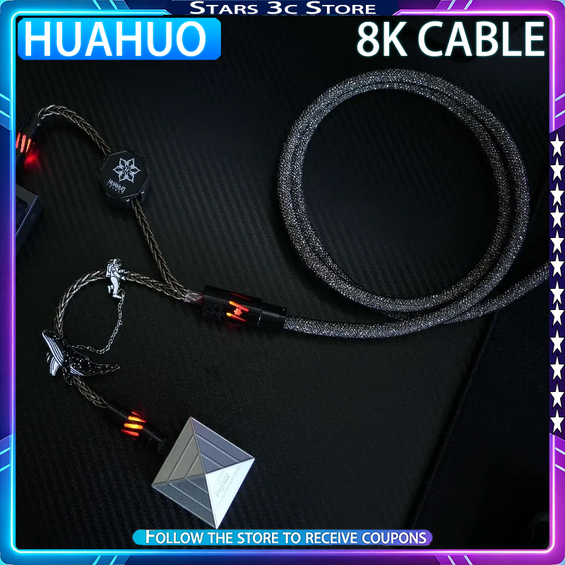 Desk Setup Computer - Huahuo Pro 8K Magnetyczna Klawiatura z