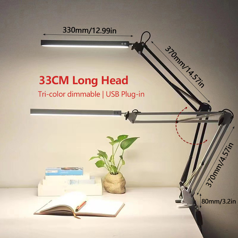 Desk Setup Computer - Lampa biurkowa LED 33CM regulowana składana