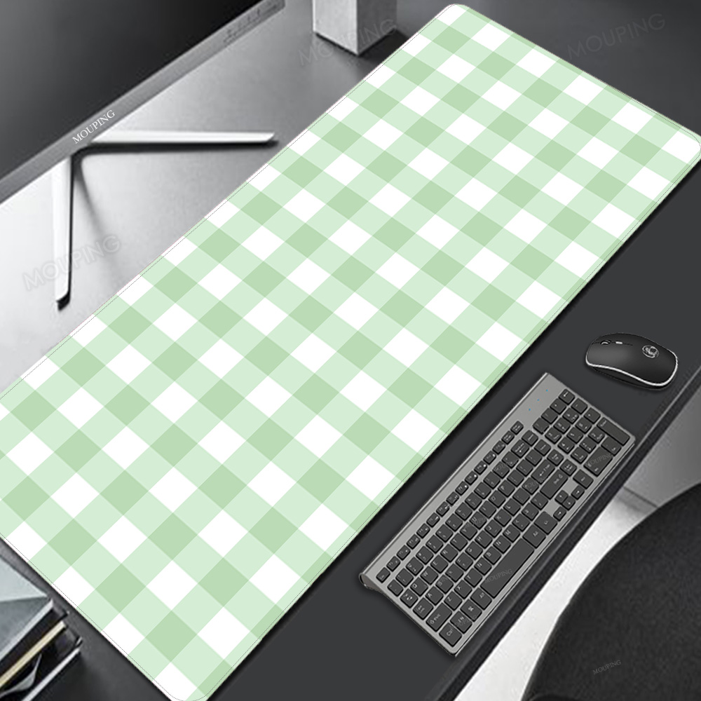 Różowa krata podkładka pod mys – Desk Setup Pink recenzja i cena