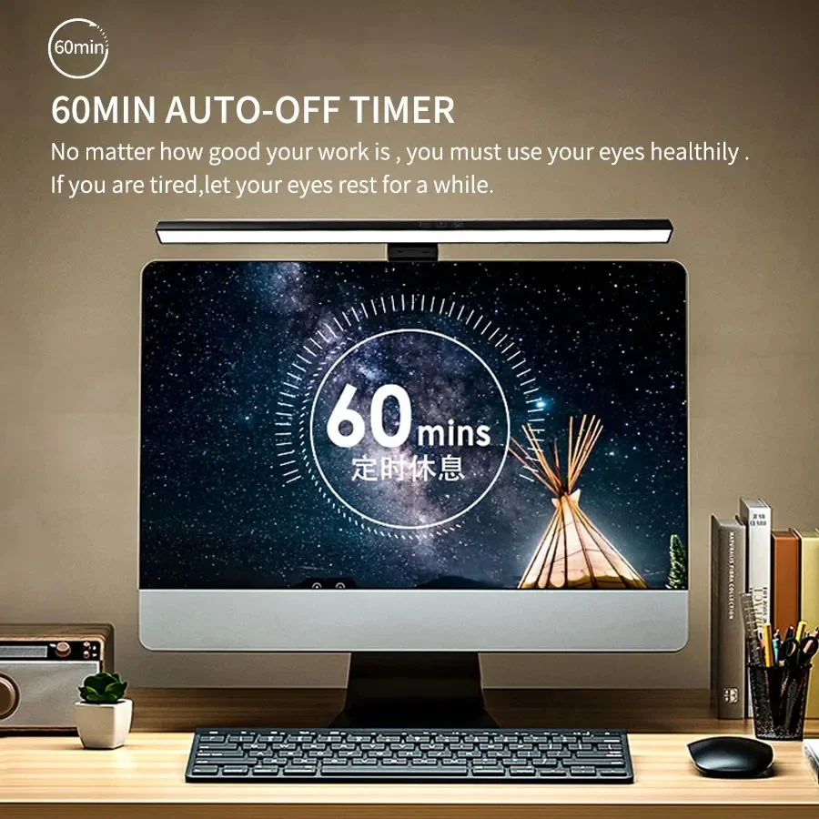 Lampa LED na monitor 33cm 50cm – Desk Setup Computer recenzja i cena