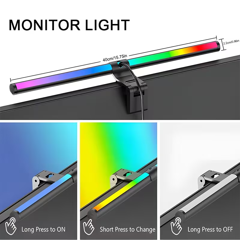 Listwa świetlna LED do monitor – Desk Setup Computer recenzja i cena