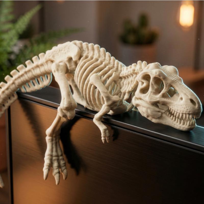 Śpiący Tyranozaur Rex Monitor  – Desk Setup Gifts recenzja i cena