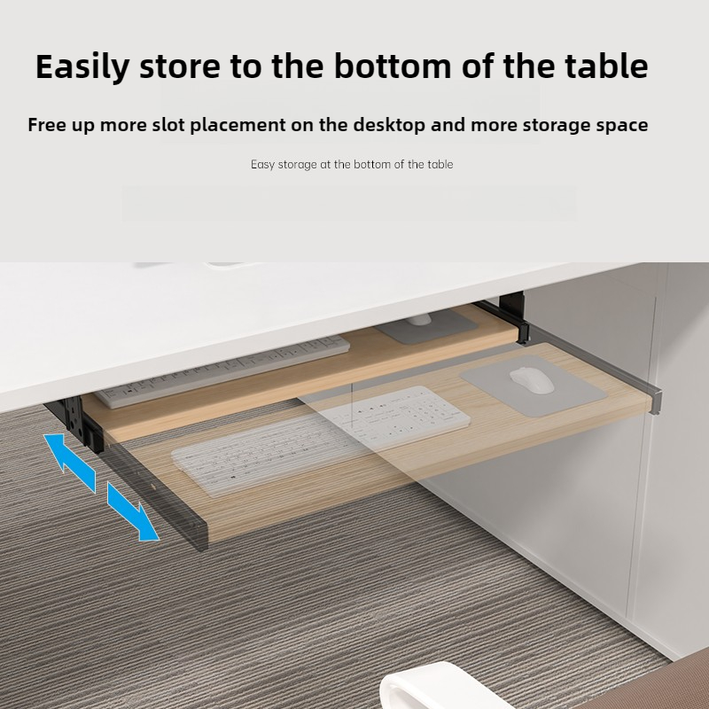 Wysuwana szuflada na klawiatur – Desk Setup Computer recenzja i cena