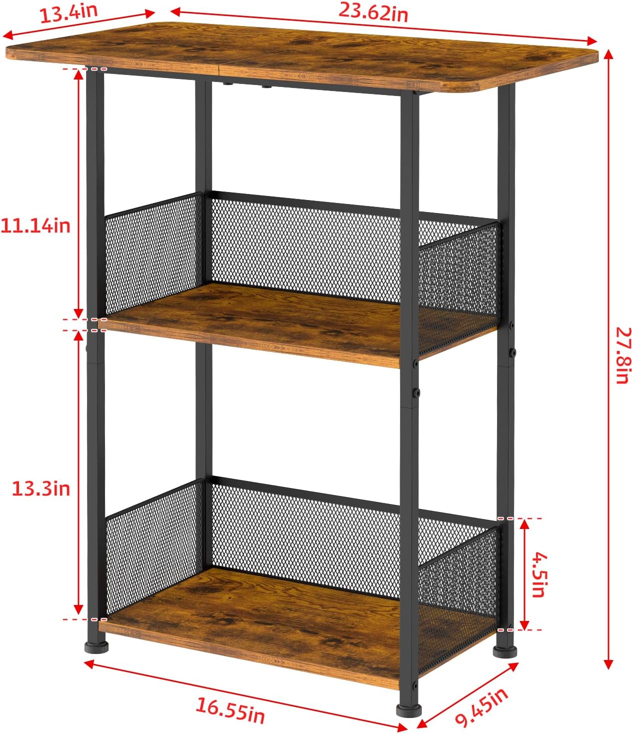 Mini stojący regał na kawę, 3- – Desk Setup Minimalist recenzja i cena