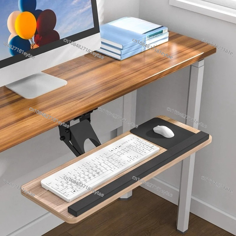 Ergonomiczna podkładka pod kla – Desk Setup With Keyboard Tray recenzja i cena