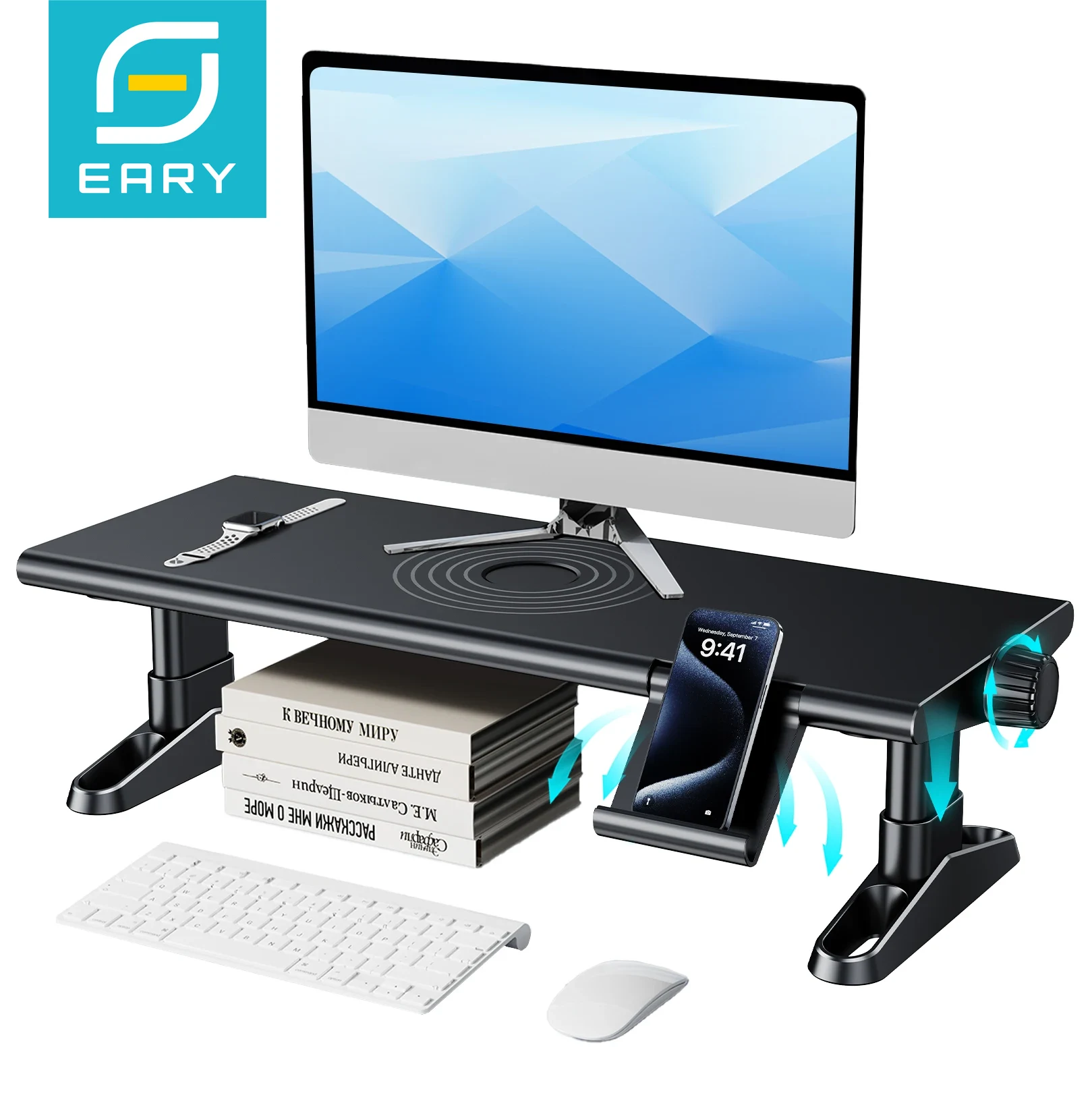 Eary Monitor komputerowy stoja – Desk Setup Computer recenzja i cena
