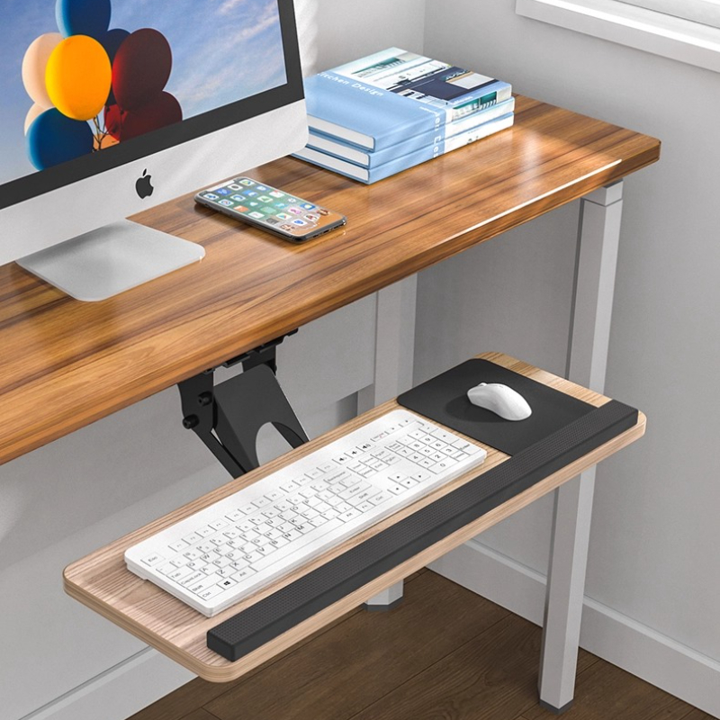 ‌ Ergonomiczna podkładka pod k – Desk Setup With Keyboard Tray recenzja i cena
